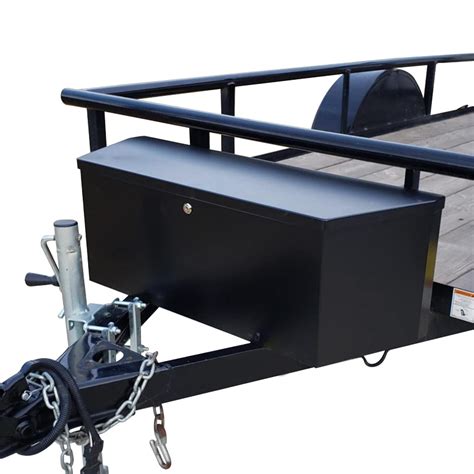 black steel trailer box tongue|trailer tongue box harbor freight.